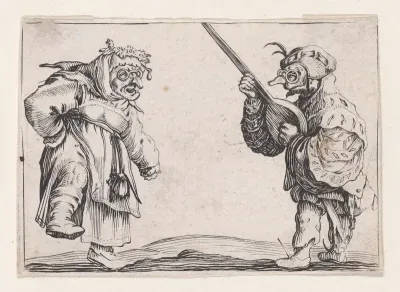 Copy of Les Danseurs Au Luth (The Dancers with a Lute), from "Les Caprices"