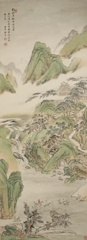Copying Liu Songnian's Picture of "Successfully Crossing the Great River"