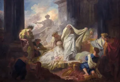 Corésus et Callirrhoé, esquisse