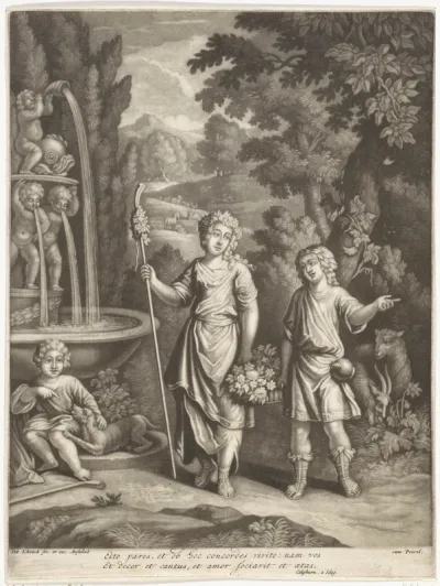 Coridon en Silvia