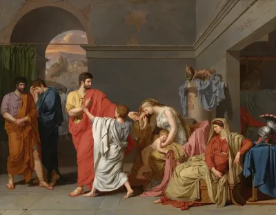Coriolanus Taking Leave of his Family