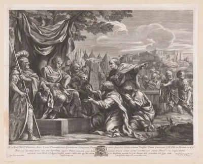 Coriolanus wijst de verzoeken van het Romeinse volk af
