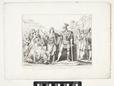 Coriolanus wordt ontwapend door Veturia