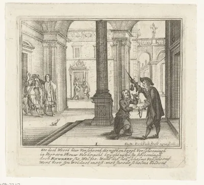 Cornelis de Witt geeft verschoning aan een verkrachter