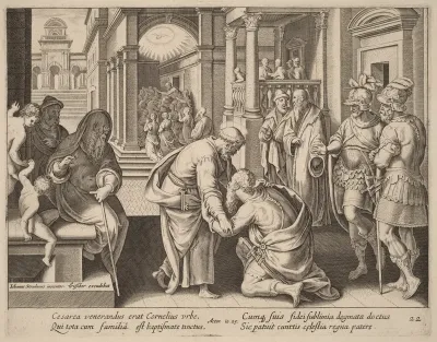 Cornelius Worshipping Saint Peter