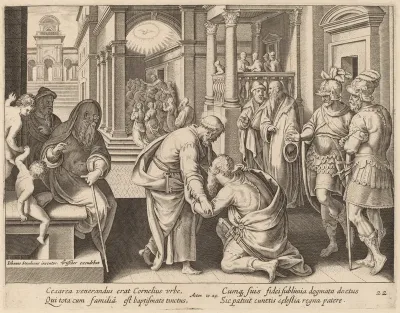 Cornelius Worshipping Saint Peter