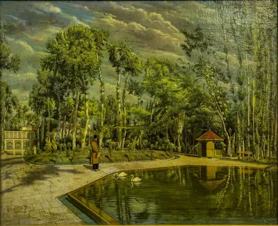 Corner of Golestan Palace