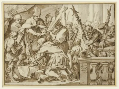 Coronation of Otto the Great in the Church of Saint'Ambrogio, Milan