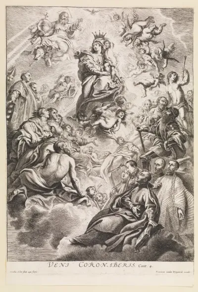Coronation of the Virgin by the Child Adored by Saints