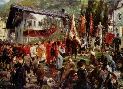 Corpus Christi procession in Hofgastein