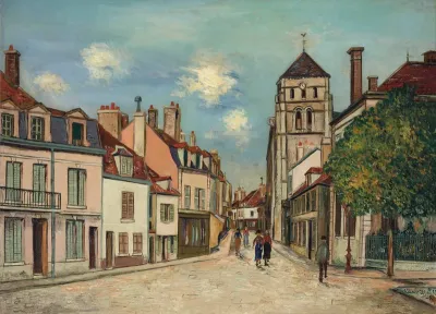 Cosne (Nièvre), Église et rue Saint-Jacques
