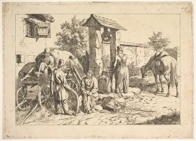 Cossack at the Well