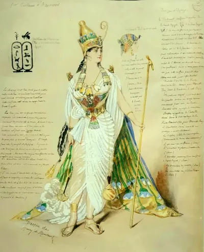 costume de la princesse Amnéris