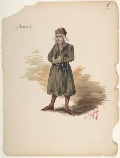 Costume Design for "Adam"