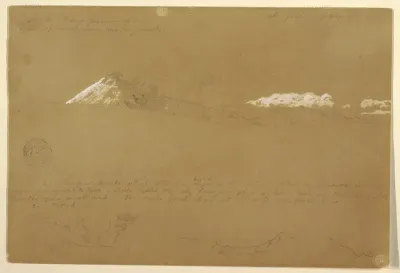 Cotapaxi, Morning, from the Temple of the Sun, Quito, Ecuador, June 24