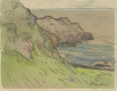 Côte rocheuse en Bretagne Bretonse kustlandschap