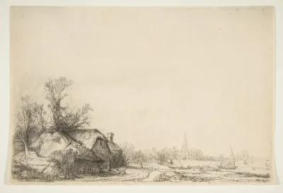Cottage beside a Canal with a View of Ouderkerk