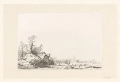 Cottage beside a canal with a view of Ouderkerk