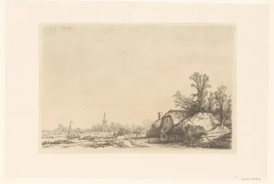Cottage beside a canal with a view of Ouderkerk