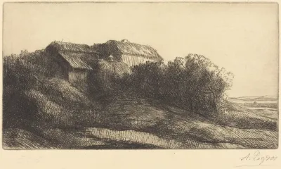Cottage on a Hillside (Chaumiere sur le coteau)