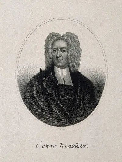 Cotton Mather. Line engraving by W. J. Alais after P. Pelham, 1727