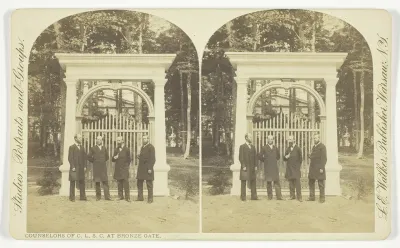 Counselors of C.L.S.C. at Bronze Gate, from the series "Studies, Portraits and Groups"