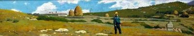 Countryside with Young Peasant