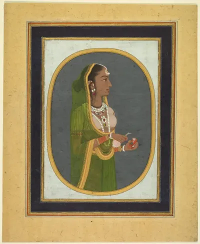 Court Lady Pouring Wine (recto)