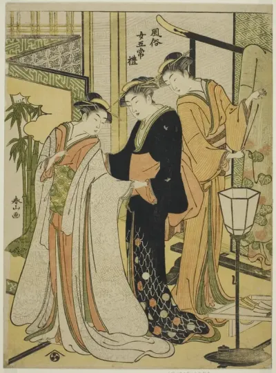 Courteousness (Rei), from the series "Five Virtues in the Manners of Women (Fuzoku onna gojo)"