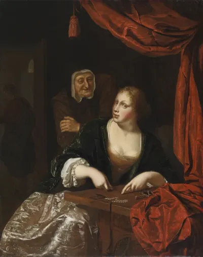 Courtesan Counting Money
