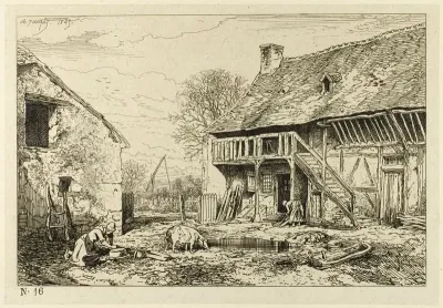 Courtyard of a Peasant Dwelling