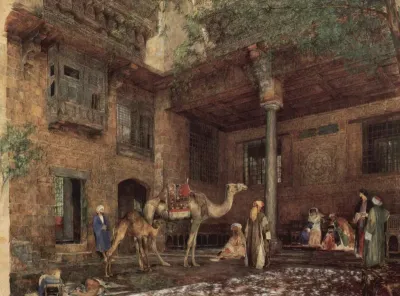 Courtyard of the Painter's House, Cairo