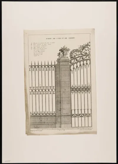 Courtyard or garden gate