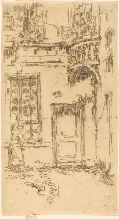 Courtyard, Rue P.L. Courier