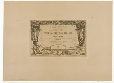 Cover for a Voyage to New Zealand (1842-46)