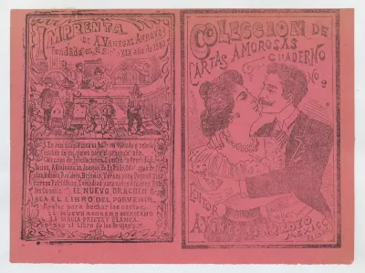 Cover for 'Coleccion de Cartas Amorosas Cuaderno No. 2', a couple embracing
