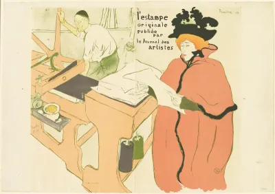 Cover for "L'estampe originale" (Couverture de "L'estampe originale")