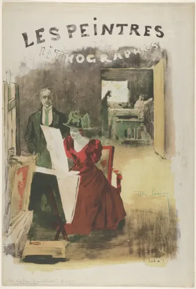 Cover for Les Peintres Lithographes