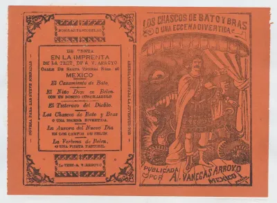 Cover for "Los Chascos de Bato y Bras o una Eccena Divertida"