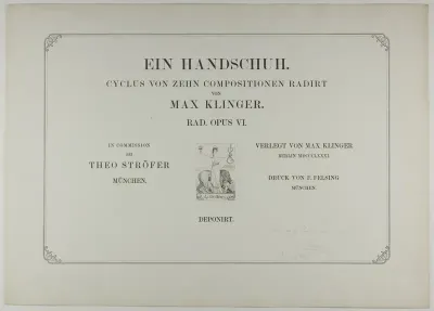 Cover to A Glove