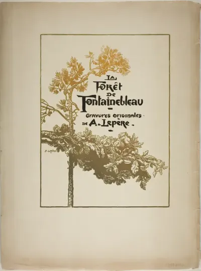 Cover to La Forêt de Fontainebleau