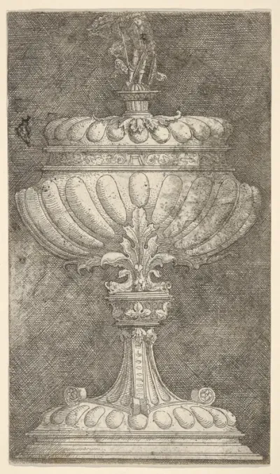 Covered Goblet with a Knight on the Lid