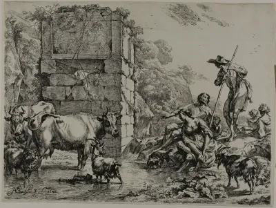 Cow Drinking