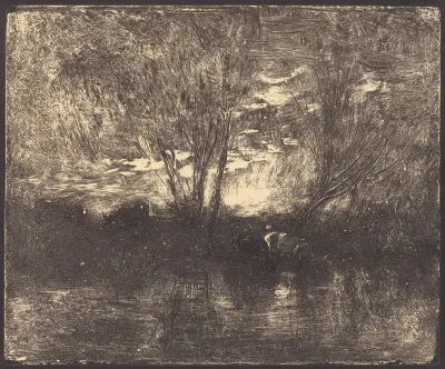 Cows at a Watering Place (Vaches a l'abreuvoir)