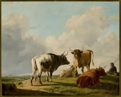 Cows in the pasture