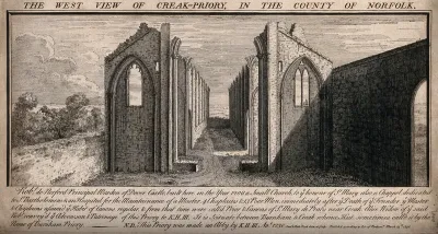 Creak Priory, Norfolk, England: ruins