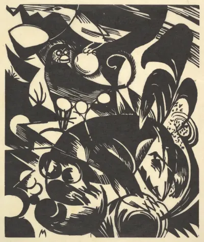 Creation I from the portfolio "New European Graphics, Portfolio III: German Artists" [Schöpfungsgeschichte I from the portfolio Neue Europäische Graphik III: Deutsche Künstler]