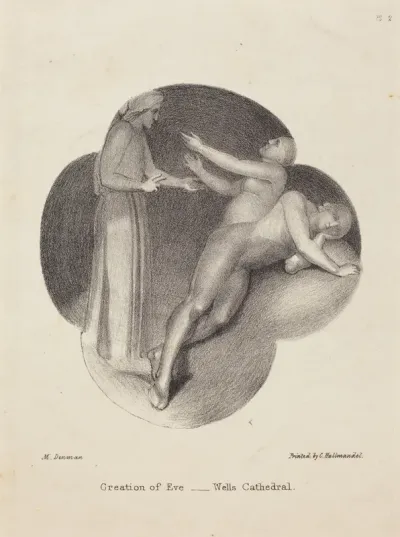 Creation of Eve, from Wells Cathedral