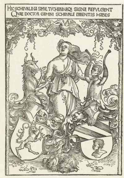 Crest of the Scheurl and Tucher families