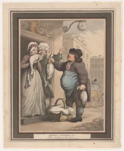 Cries of London, No. 2: Buy my Goose, my fat Goose